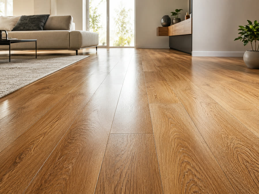 Piso flotante de madera